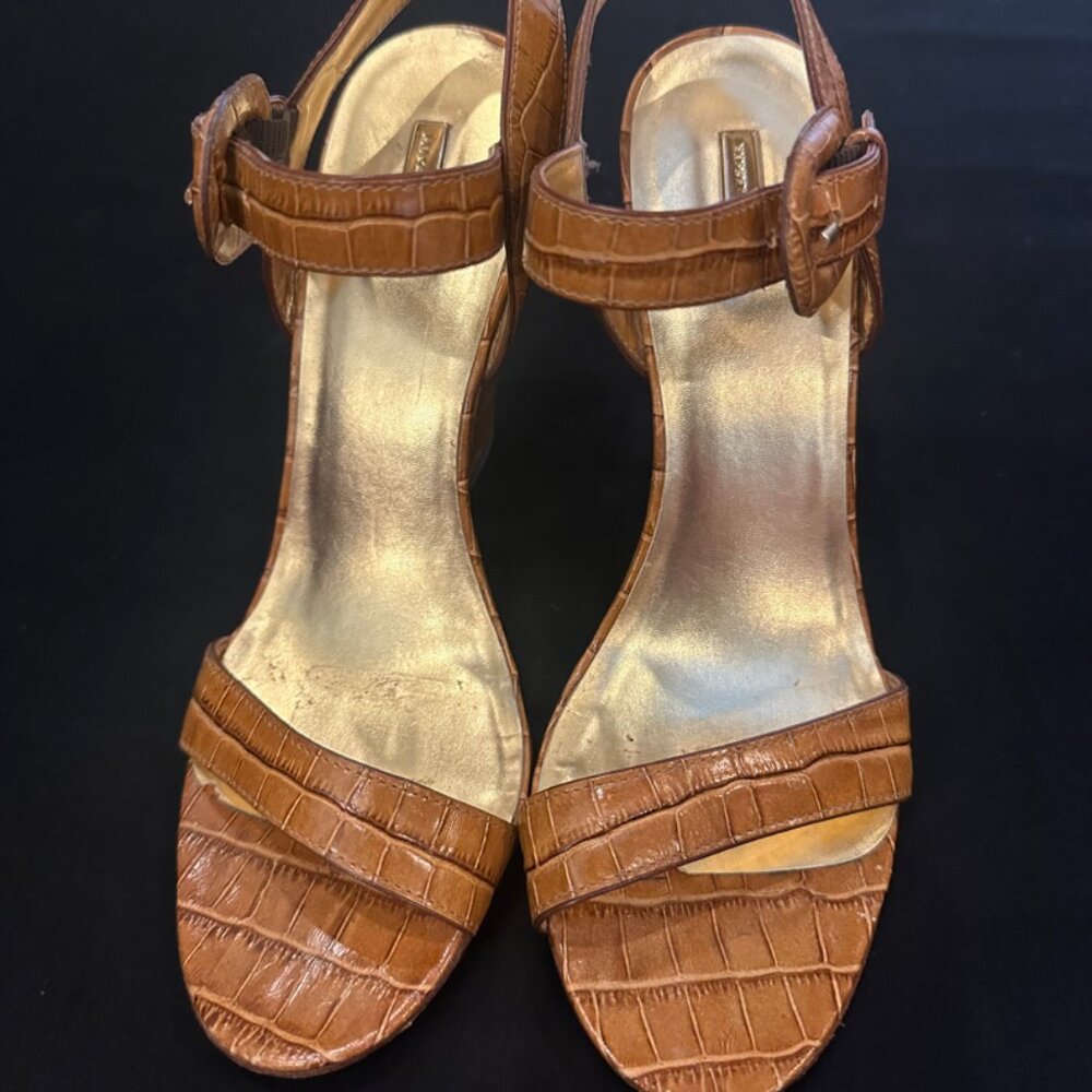 Report Signature Leather Croc Printed Size 9